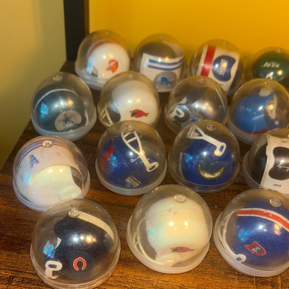 Mini Football Helmet Toy Set - Multi-Color - Picture 2 of 6